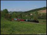 BR 310 310.0134 bei Bela u Stare Paky mit Zvl.Os 39313 aus Liberec bis Jaromer am 01.05.2009