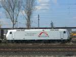 br-185-private 185 531 der TX Logistics bei M�nchen-Pasing, 7.4.2009