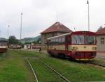 br-810 810 206-3 auf Bahnhof Star� Paka am 13-7-2007. 