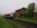 br-628-----928--629 Der 628 586 am 01.05.2009 auf der Rottalbahn bei Pfarrkirchen. 