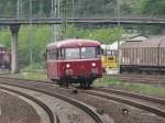 Hier f�hrt der Schienenbus ...  Matthias Schneider 04.05.2009