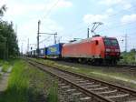 145 074-1 in Oberhausen-West ...  Christian Sch�rmann 04.05.2009