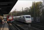 W�hrend ein 474er nach Berliner Tor unterwegs ist, hat 401 ...