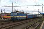363 082-9 auf Bahnhof Cheb am 13-8-2005.  ...