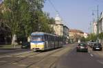 Tw 821 f�hrt die Haltestelle Anna k�t an.  ...