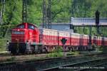 294 861-0 (Railion DB Logistics) f�hrt am 2. Mai 2009 ...