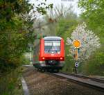 611 041-5 als RE 22306 (Neustadt(Schwarzw)-Rottweil)am Evsig Villingen 01.05.09  ...