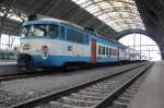 Der Bahnhof Praha hlavni nadrazi hat vieles zu bieten. Bauarbeiten, ...