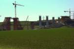Bau der Unstruttalbr�cke f�r die zuk�nftige ICE Strecke Erfurt - ...