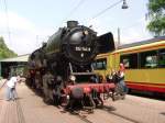 Die BR 52 740-8 der UEF in Bad Herrenalb Bhf ...