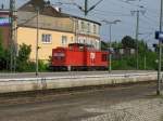Am 09.05. 09 f�hrt MEG 105 (ex. 298) durch Lehrte an ...