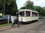 Wg. 888 d. Essener Strassenbahnen. Tag der offenen T�r, Stra�enbahnbetriebshof ...