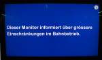 Monitor in Z�rich HB. Demnach gibts keine Einschr�nkungen, 10. Mai ...
