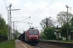 185 040-3 mit gem. G�terzug bei der Durchfahrt in Regensburg ...