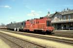 �BB 2045 019-3 mit 6252, Zellerndorf, 10.04.1988  ...