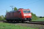 185 070-0 am 12.05.2009 bei Woltorf  ...