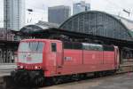 181 213-0 SAAR im orientroten Lokportrait. (Frankfurt/M, Hbf, 27.04.09).  ...