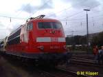 103 222 auf einem Bahnfest im Jahr 2000 (?) Bildscan ...