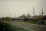 Regionalzug in Voerde richtung Wesel,aufgenommen an der noch damals neuen ...