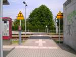Im Bahnhof Riegel am ...  Benjamin Kandzia 12.05.2009