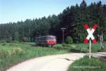 Klassisches Schienenbusfoto auf der Nebenbahn nach Bad Steben.
In den Wäldern ... Klassisches Schienenbusfoto auf der Nebenbahn nach Bad Steben.
In den Wäldern ...