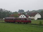 Der VT 98 der PEF am 01.05.2009 unterwegs auf der ...