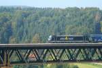 185 563 mit ein Getreidezug auf der Brücke bei Beratzhausen.21.09.07 ... 185 563 mit ein Getreidezug auf der Brücke bei Beratzhausen.21.09.07 ...