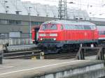 BR 218 Lokportraits Am 14.Mai 2009 durchfuhr die frisch untersuchte 218-191 der S-Bahn Stuttgart den W�rzburger Hbf Richtung S�den.