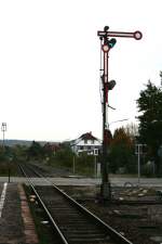 Bahnhof Meckesheim am 12.10.2008 ...  Klaus-Henning Kluge 15.05.2009