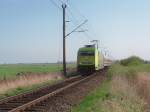 101 067-7 mit IC-zug ...  Date Jan de Vries 15.05.2009