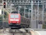 DB - LOk 185 130-2 mit Schwerem G�terzug bei der ...