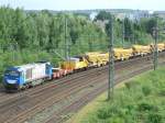 RTS G200 mit Bauzug am 14.5.09 in Ratingen  ...
