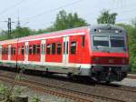 Der X-Wagenzug Steuerwagen der S-Bahn RheinRuhr am Zugschluss einer S1 ... Der X-Wagenzug Steuerwagen der S-Bahn RheinRuhr am Zugschluss einer S1 ...