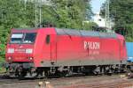 Die 145 071-7 bei der Ausfahrt in Aachen West am ... Die 145 071-7 bei der Ausfahrt in Aachen West am ...