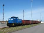 346 024 der Press warten im Seehafen Stralsund auf neue ...