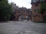 Stra�enbahnlinie 2 am Fischertor im Augsburg. 16.05.09
Video folgt.  ...