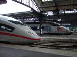 ICE 3M und TGV Res�u im Pariser Ostbahnhof. 11.05.09  ...
