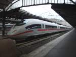 ICE kurz vor der Abfahrt nach Frankfurt (Main). Paris Gare ...