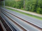 Mit 320 km/h im TGV-POS auf der LGV Sud Est  ...