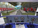 Hier f�hrt ein Doppelstockwagen der 3.Gattung in Ludwigshafen Mitte ein. ...