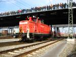 BR 363 363 677-6 beim rangieren in Dresden-Altstadt.21.03.09 
