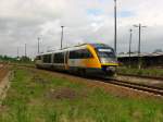ODEG Ostdeutsche Eisenbahn GmbH Ein ODEG Desiro auf dem Weg nach Zittau bei der Einfahrt in den
Bahnhof G�rlitz.10.05.09.