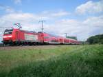 Nachschuss auf den IRE nach Karlsruhe.bei Baden-Baden am 16.05.09  ...