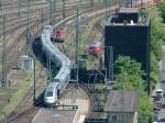 TGV Einfahrt in Stuttgart Hbf am 17.05.2009  ...