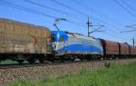 1216 922 der GKB unterwegs als Zwischentriebfahrzeug in einem G�terzug, ...