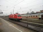 1116-091 am 19.3.2005 beim Umsetzen Passau Hbf  ...