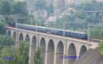 10 Juni 2007 Sonderzug mit 01 118 auf dem Viaduc ...