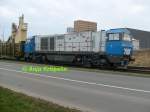 G 2000 in Wismarer Hafen mit Holzzug zur Fa. Egger ... G 2000 in Wismarer Hafen mit Holzzug zur Fa. Egger ...