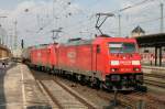 185 310 mit Schwesterlok ...  Thomas Welzel 18.05.2009