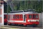 CJ 1000 mm Auch ein Vetreter der �lteren Generation, der ABDe 4/4 603 wartet in Tramelan auf einen Einsatz. (16.05.2009)